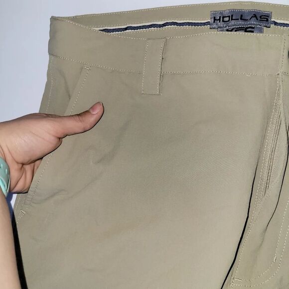 Hollas XFC Mens Khaki Golf Wear Athleisure Nylon Pants - Picture 8 of 9